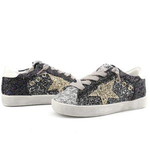Bakkotie Toddler Baby Glittler Shoe Girl Boy Sequin Star Flat Sneakers